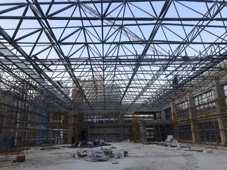 自贡第一附属小学体育馆网架